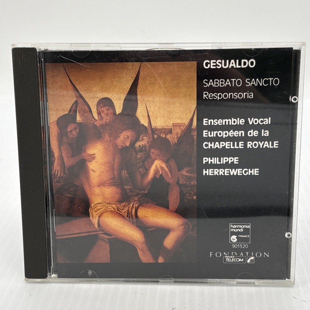 Gesualdo Sabbato Sancto Responsoria CD Herreweghe Harmonia Mundi 1990 Classical